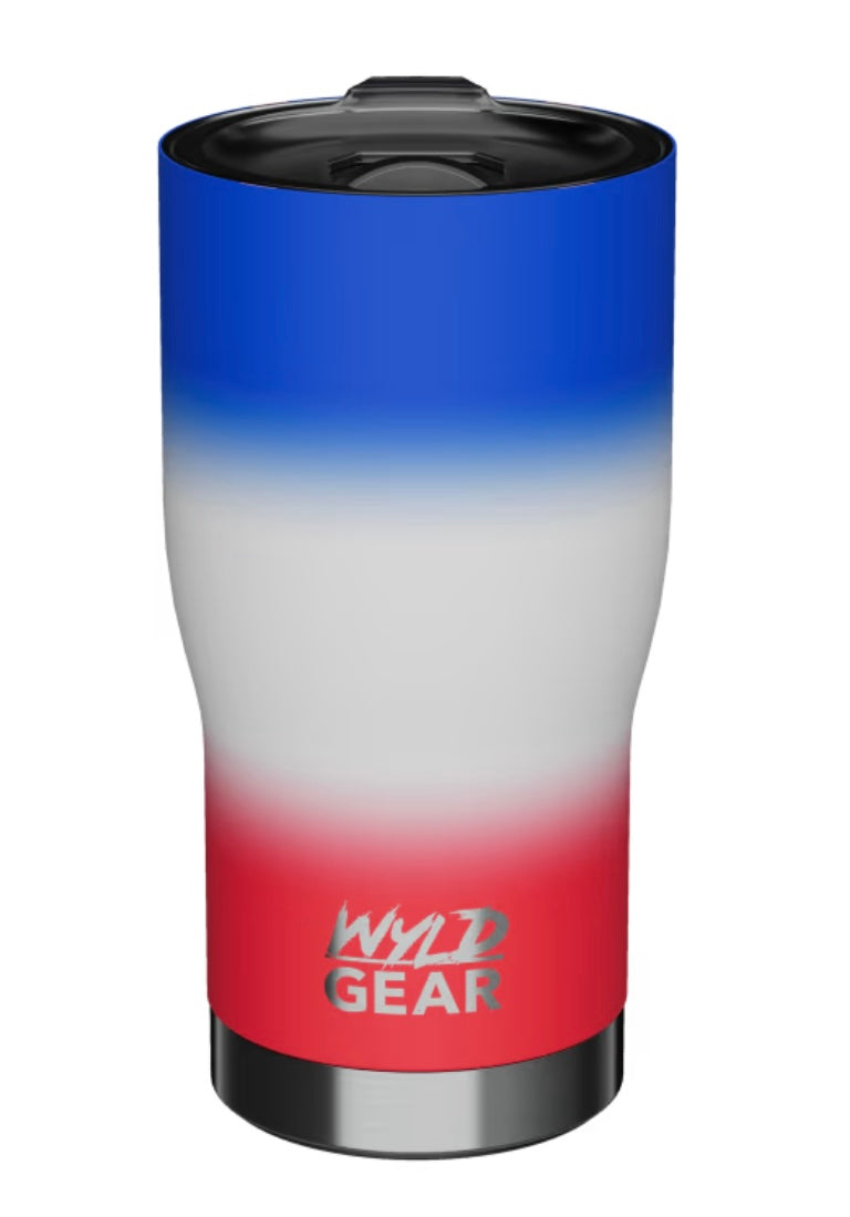 20oz Red, White, and Blue tumbler