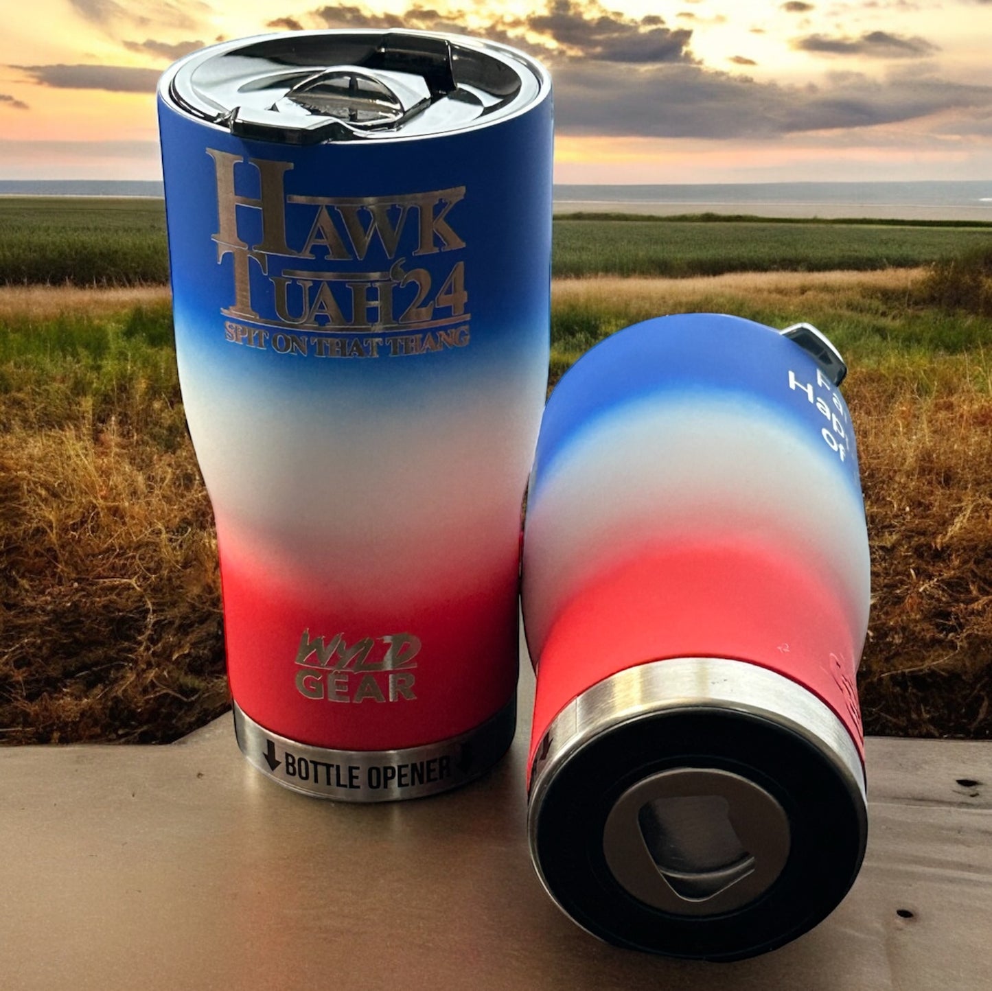 20oz Red, White, and Blue tumbler