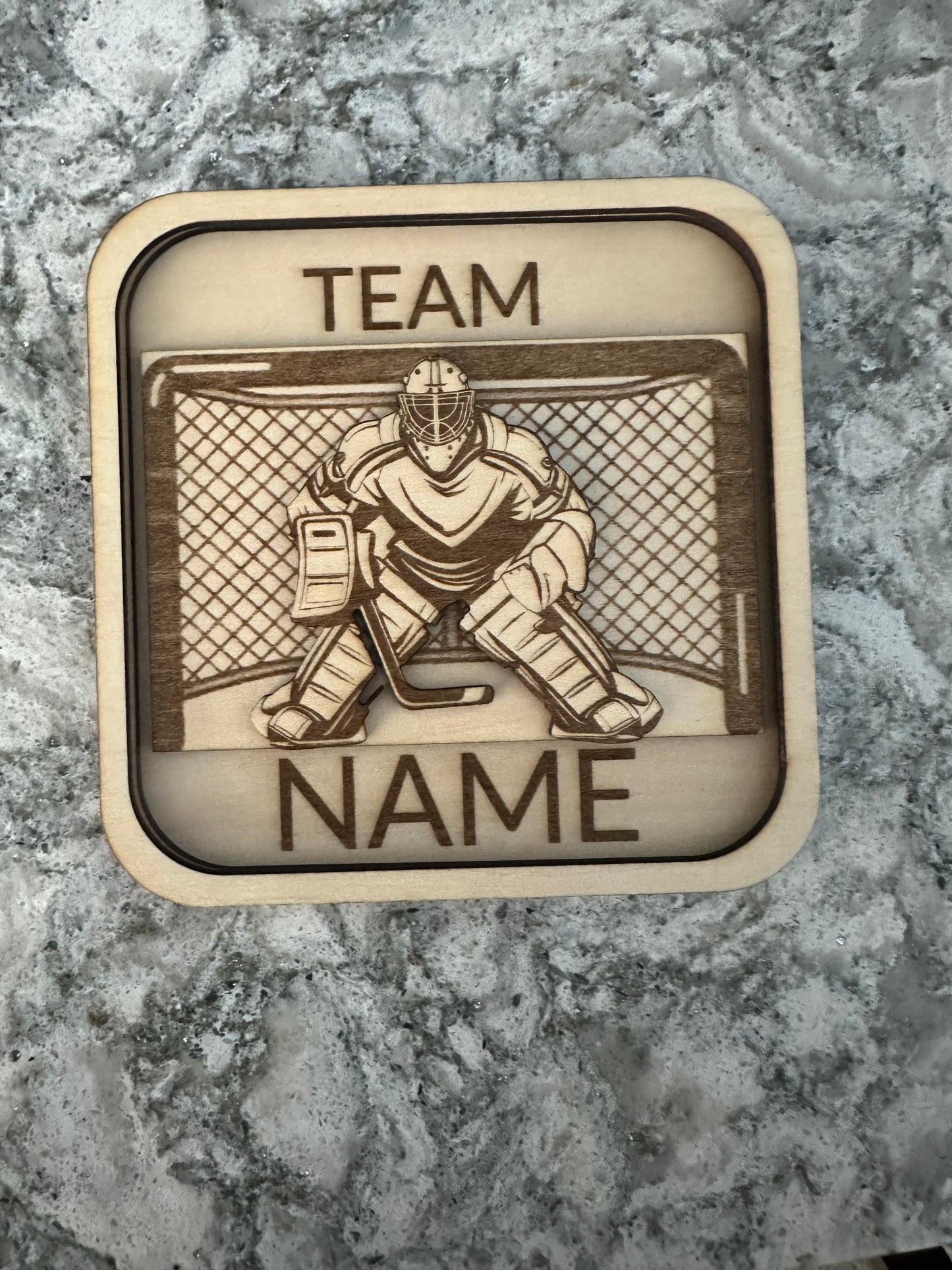 5.5" X 5.5" Sports Plaques