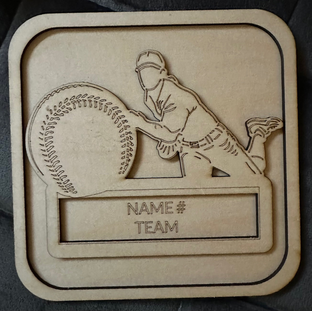 5.5" X 5.5" Sports Plaques