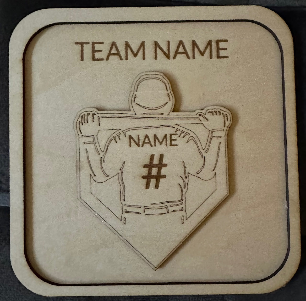 5.5" X 5.5" Sports Plaques