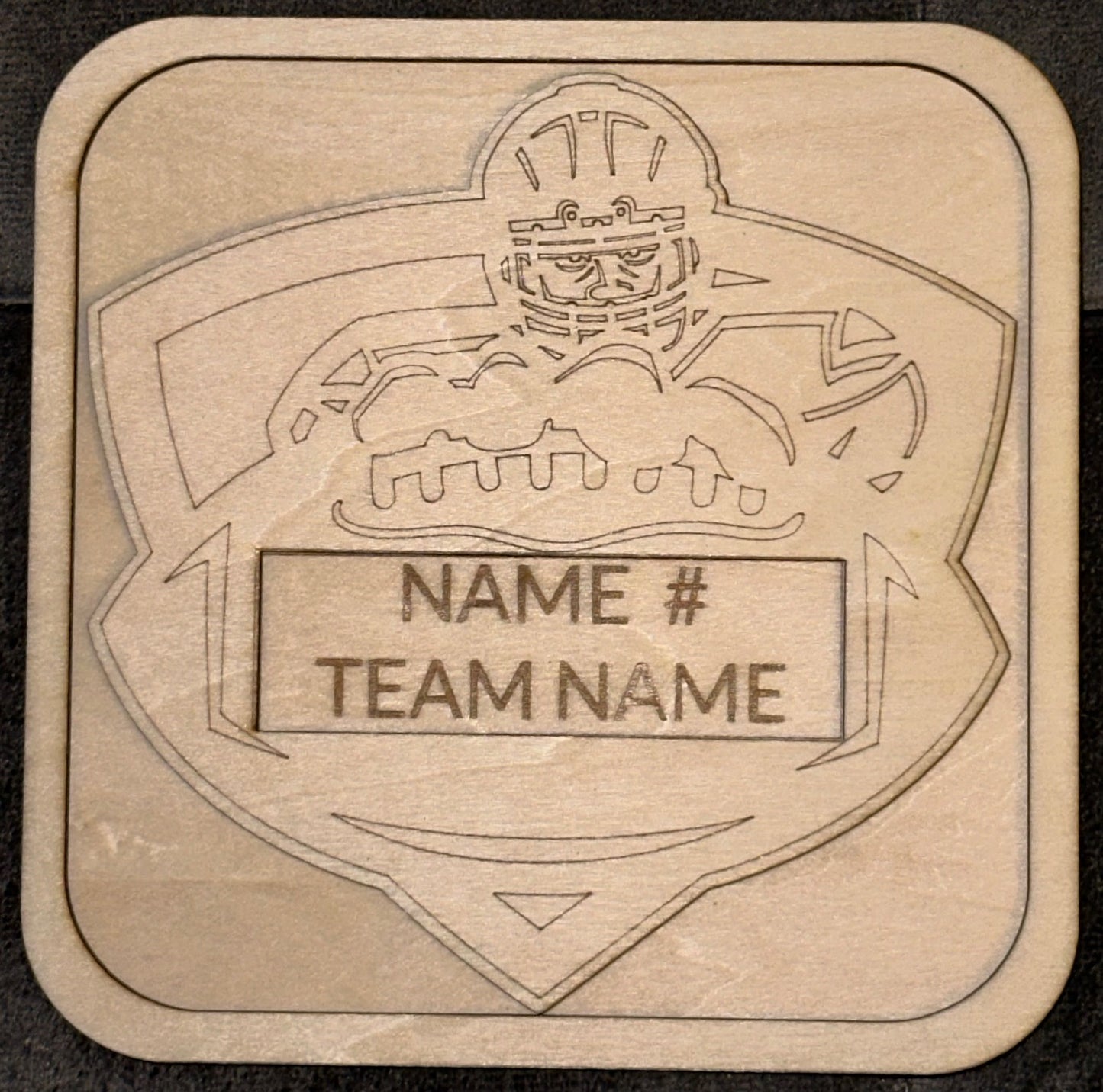 5.5" X 5.5" Sports Plaques