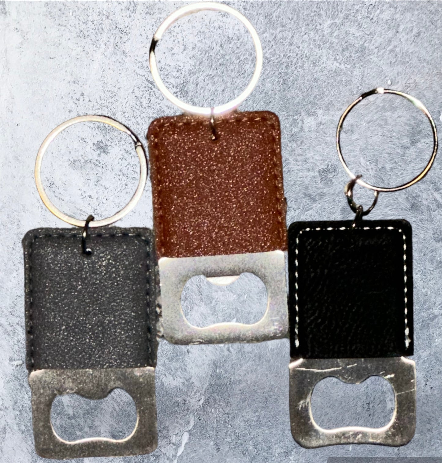 Leather Key Chain Bottle Opener